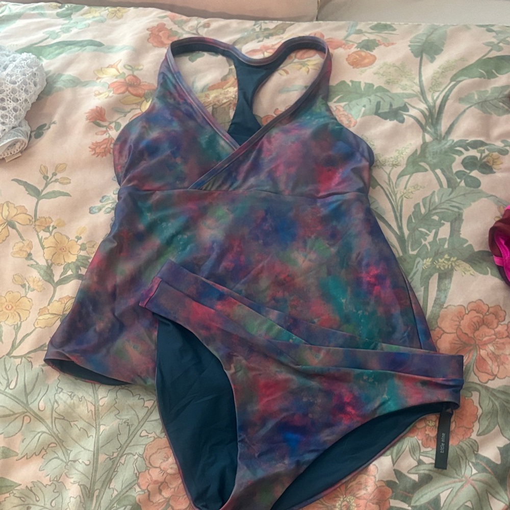 Swim set Title Nine Multicolor Women's tankini set x condition